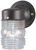 Westinghouse Matte Black Switch Incandescent Jelly Jar Light