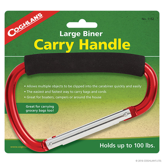 Coghlan's Assorted Large Biner Carry Handle 1 pc