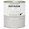 Rust-Oleum Chalked Aged Gray 150 sq. ft. Coverage Area Chalk Paint 30 oz. (Pack of 2)
