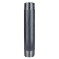 STZ Industries 1-1/4 in. MIP each X 1-1/4 in. D MIP Black Steel 10 in. L Nipple