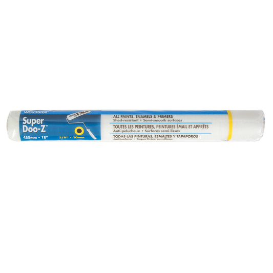 Wooster Super Doo-Z Fabric 3/8 in. x 18 in. W Regular Paint Roller Cover 1 pk