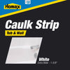 Homax White Silicone Caulk Strips 7/8 in. x 16 ft. for Floor & Tub Surface (Pack of 4)