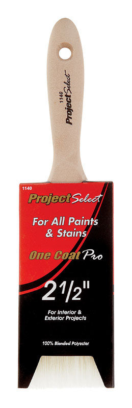 Linzer Products 1140-0250 2-1/2 Polyester Project Select™ Varnish & Wall Paint Brush  (Pack Of 12)