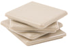 SuperSliders Plastic Self Adhesive Protective Pad Beige Square 2-1/2 in. W X 2-1/2 in. L 4 pk
