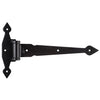 National Hardware 13 in. L Black Heavy Duty T Hinge 1 pk