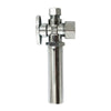 Keeney 5/8 in. CTS in. X 3/8 in. Compression Brass Shut-Off Valve with Water Hammer
