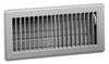 American Metal Products 4 in. H X 10 in. W 1-Way White Metal Floor Register