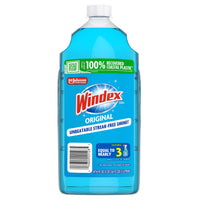 Windex Original No Scent Glass Cleaner Refill 67.6 oz. Liquid (Pack of 6)