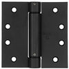 National Hardware 4 in. W X 4 in. L Oil Rubbed Bronze Black Steel Spring Hinge 1 pk