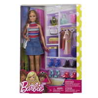 Mattel Barbie Doll and Accessories Set Plastic Multicolored 11 pc (Pack of 6)