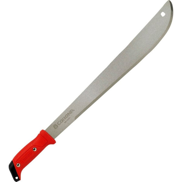 Tempered Steel Blade Machete 18 in with Ergo Handles Sharp Durable Outdoor Cutting Tool