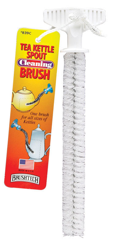 Brushtech 3 in. W Soft Bristle 11 in. Plastic Handle Tea Kettle Brush