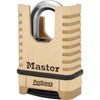 Master Lock ProSeries 6.56 in. H X 2-1/4 in. W Brass 4-Digit Combination Shrouded Padlock - Deal of The Week