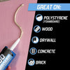 Loctite PL 300 Foamboard Acrylic Latex Construction Adhesive 28 oz. (Pack of 12)