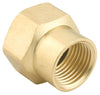 Gilmour Brass Threaded Double Female Hose Connector