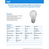 Feit White Filament A15 E26 (Medium) Filament LED Bulb Daylight 60 Watt Equivalence 2 pk