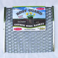 Digger's Root Guard Heavy Duty Silver-Coated Gopher Wire Basket 13.5 H x 13 W x 0.3 D in.
