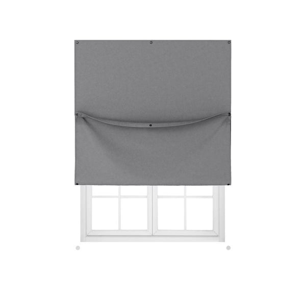 Cortinas opacas Umbra Nightfall en color carbón, 51 pulgadas de ancho x 72 pulgadas de largo (paquete de 4)