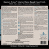 Old Masters Masters Armor Flat Clear Water-Based Floor Finish 1 gal. (Pack of 2)