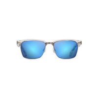 Maui Jim Kawika Unisex Crystal Frame Blue Hawaii Lens Polarized Sunglasses