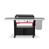 Weber Slate 30" Rust-Resistant 3 Burner Liquid Propane Digital Thermometer Outdoor Griddle Black