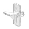 Prime Line Clear Plastic Shelf Support Peg 1/4 Dia. x 1.05 L x 1.8 W in. for Adjustable Shelving