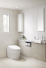 NEOREST® RH Dual Flush 1.0 or 0.8 GPF Toilet with Intergeated Bidet Seat and EWATER+, Cotton White- MS988CUMFG#01