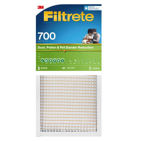 Filtrete 14 in. W X 1 in. H X 18 in. D Polypropylene 8 MERV Pleated Air Filter 1 pk (Pack of 4)