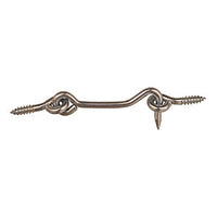National Hardware Zinc-Plated Silver Steel 2-1/2 in. L Hook and Eye 2 pk