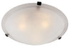 Bel Air Lighting Cracka 4 in. H X 12 in. W X 12 in. L Oil Rubbed Bronze Silver Ceiling Fixture