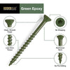 Deck Plus No. 10  x 2-1/2 in. L Star Flat Head Exterior Deck Screws 25 lb.