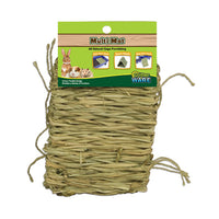 Small Animal Multi-Mat, Hand Woven Grass, 8 X 17 X 5 in.