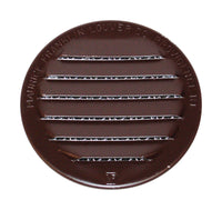 Maurice Franklin Louver 1.5 in. W X 1.5 in. L Gloss Brown Aluminum Mini Louver
