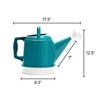 Bloem Deluxe Bermuda Teal 2.5 gal Plastic Watering Can