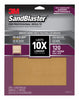 3M Sandblaster 11 in. L X 9 in. W 120 Grit Ceramic Sandpaper 4 pk