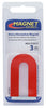Magnet Source 2.375 in. L X 1.187 in. W Red Horseshoe Magnet 3 lb. pull 1 pc