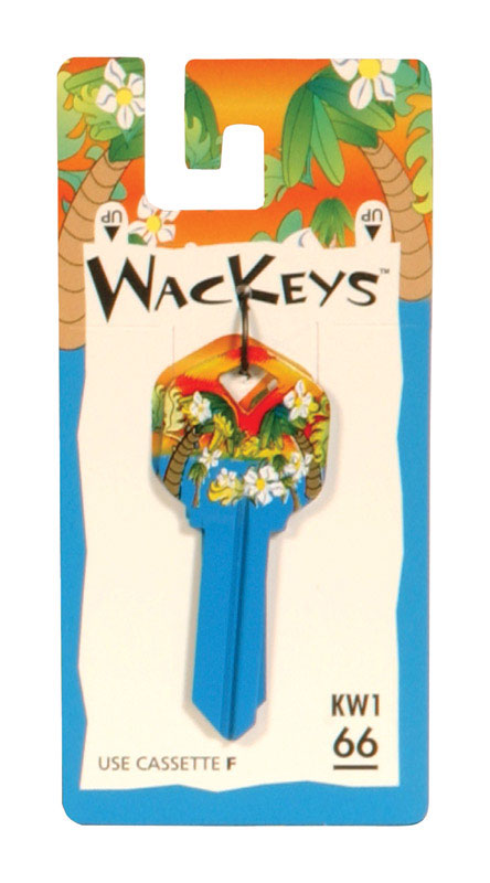 Hillman Wackey Tropical House/Office Universal Key Blank Single (Pack of 6).