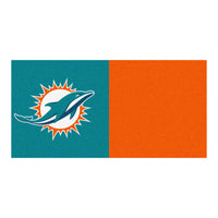 NFL - Miami Dolphins Team Carpet Tiles - 45 Sq Ft.