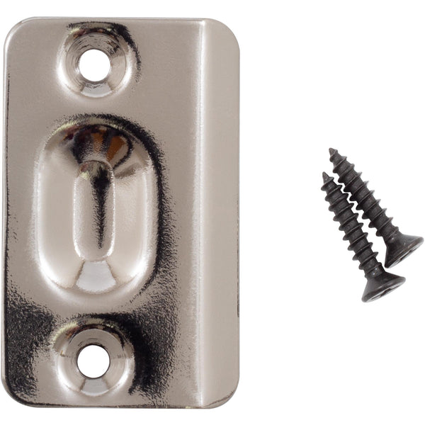 Placa de cierre con bola de cierre, 2-1/4" x 1-3/8", níquel antiguo, de Stone Harbor Hardware
