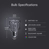Feit Square E26 (Medium) LED Bulb Multi-Colored 1 Watt Equivalence 1 pk