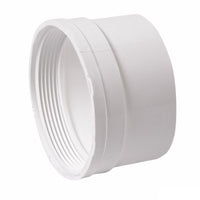 NDS Schedule 35 4 in. Hub each X 4 in. D FPT PVC Pipe Adapter 1 pk