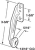 Prime-Line 3-21/64 in. L Steel Center Guide Drawer Track Roller 1 pk