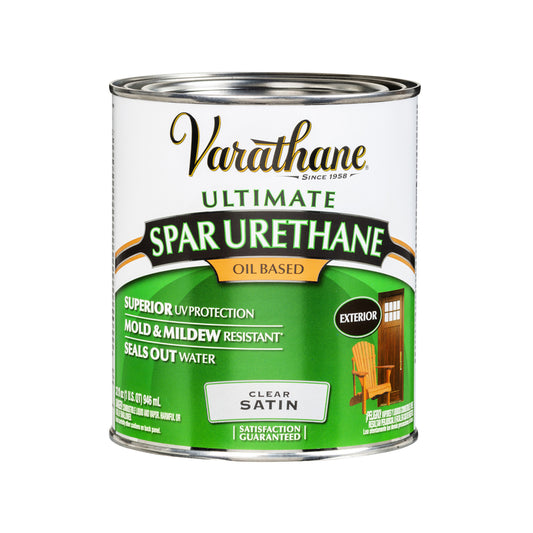 Varathane Satin Clear Oil-Based Spar Urethane 1 qt. (Pack of 2)