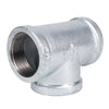 STZ Industries 1-1/2 in. FIP each X 1-1/2 in. D FIP 1-1/2 in. D FIP Galvanized Malleable Iron Tee