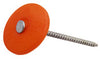Grip-Rite No. 12 1 in. Cap Electro-Galvanized Plastic/Steel Nail Plastic Head