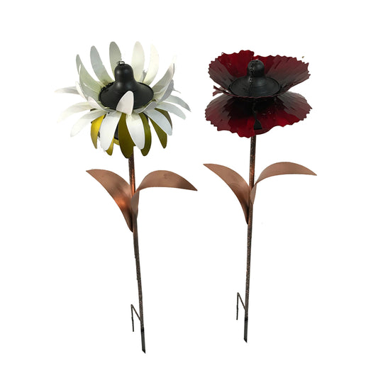Infinity Iron Assorted 35.83 in. Flower Garden Torch (Pack of 6)