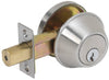 Tell Satin Nickel Steel Single Cylinder Deadbolt