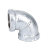 B & K Products Galvanized Malleable Iron 90 Deg. Equal Elbow 1/2 x 1/2 FPT Dia. in. (Pack of 5)