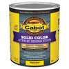 Cabot Solid Tintable 0801 White Base Water-Based Acrylic Siding Stain 1 qt. (Pack of 4)