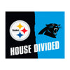 NFL House Divided - Steelers / Panthers House Divided Rug